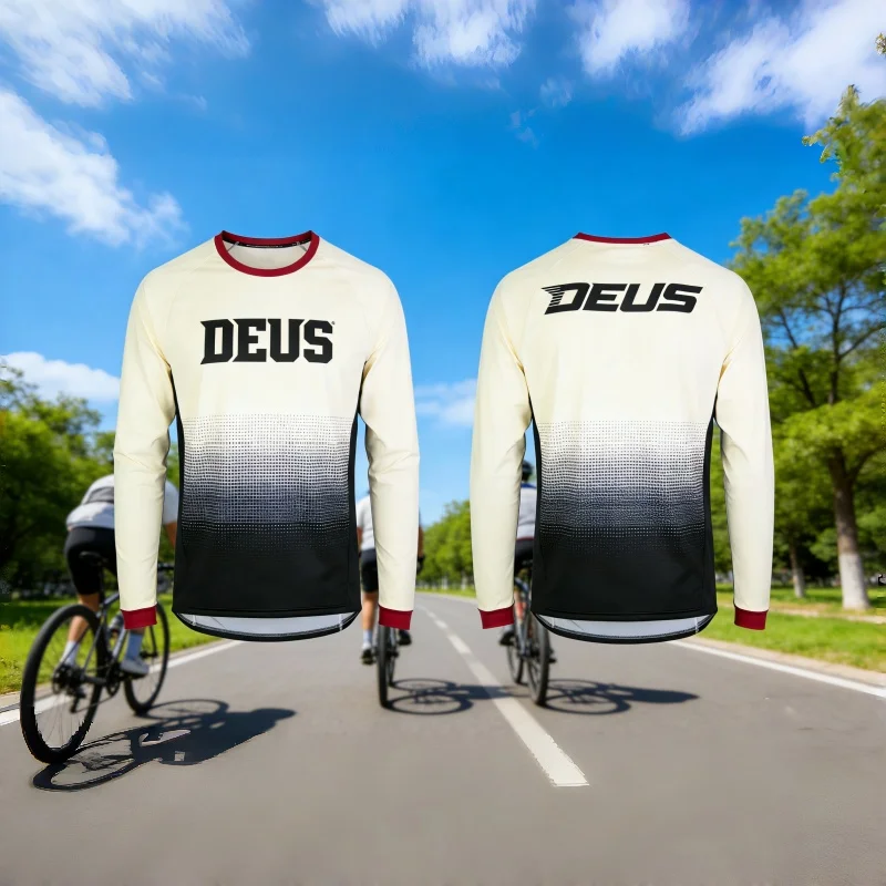 DEUS Y2K ENDURO Men Breathable Mountain Bike Enduro Motocross Jersey Cycling off Road Riding Quick Dry Sports Cycling mesh Tops