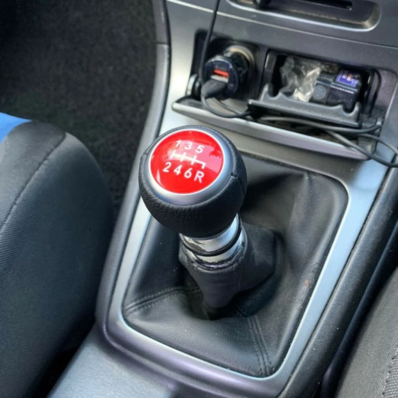 6 Speed Car Manual Transmission Shift Knob Gear Shift Knob for Subaru Impreza WRX STi 2015-2019