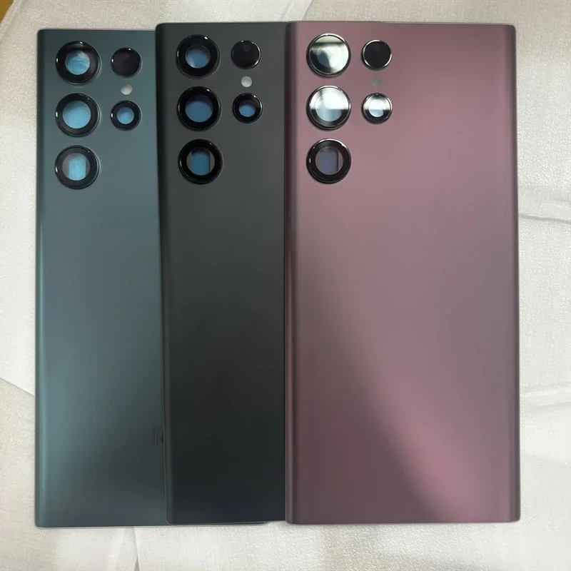 

Чехлы на заднюю крышку из горячего стекла для SAMSUNG Galaxy S22 Ultra S22Ultra, задняя крышка батарейного отсека, задняя крышка для телефона, задняя крышка Rep