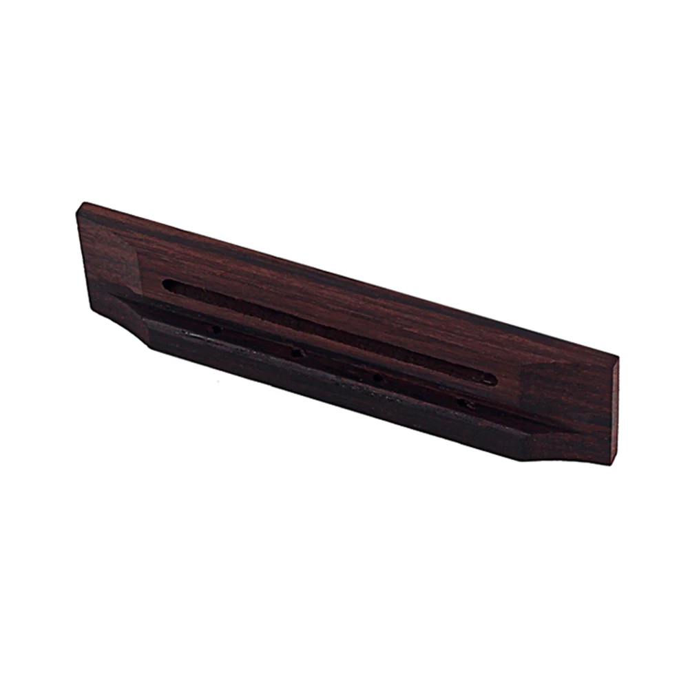 

4 String Guitar Bridge Replacement Parts for Ukulele Coffee Durable Sound Quality Musical Instruments Accessories