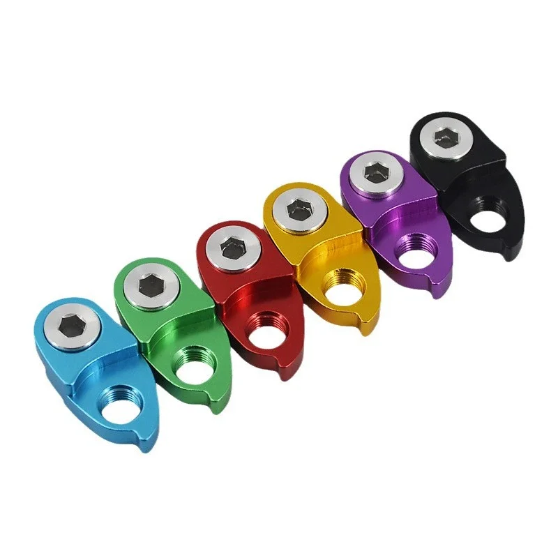 1 قطعة الألومنيوم الخلفي Derailleur شماعات تمديد موسع ل الطريق الدراجة الجبلية الدراجات الإطار والعتاد الذيل هوك جزء متوافق #5