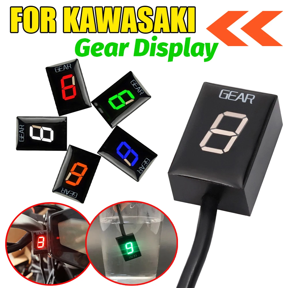 Indicador de Marcha para Kawasaki ER6N Z1000SX Ninja400 Z1000 Z800 Z750 Versys 650 Z650 W800 Ninja 300, Medidor de Velocidad para Motocicleta