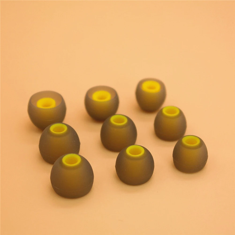 

5 Pcs Comfortable Silicone Earbud Tips Noise Isolation Earpads Elastic Soft Earphone Accessories for Improved Sound