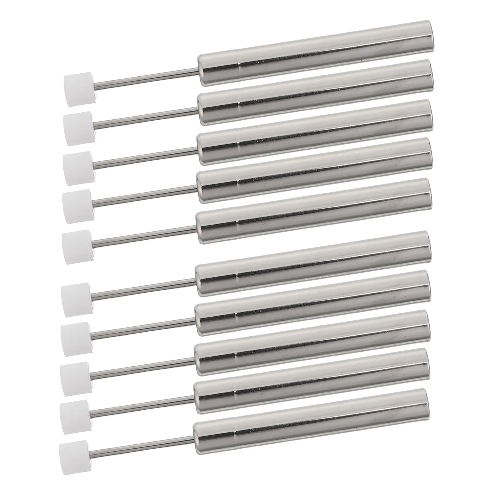 10Pcs Trash Can Damper Hydraulic Soft-Close Replacement Silent Descender Stainless Steel Quiet Lid Piston Safety Mechanism Noise