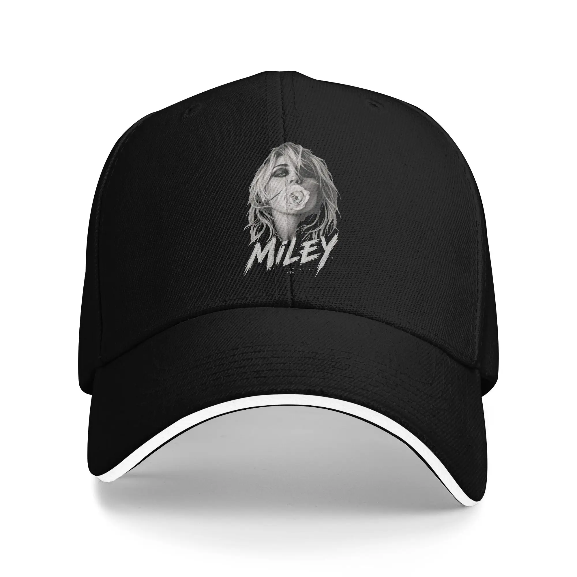 Mileys Cyruse Basse Persuades Album Baseball Caps Hip Hop  Sandwich Cap Unisex Style Adjustable Caps Hat Sport