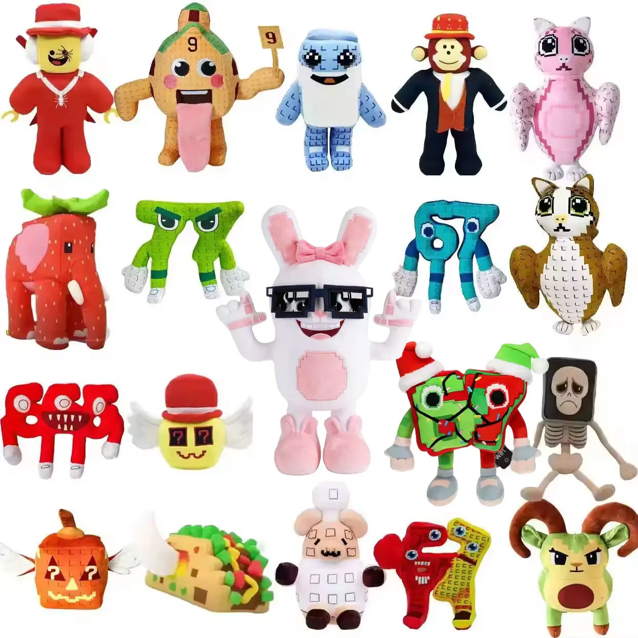 

25cm Steal A Brainrot Esok Sekolah Plush No.9 House Stuffed Animal Plush Stuffed Animal Toy Kawaii Toys For Kids Christmas Gifts