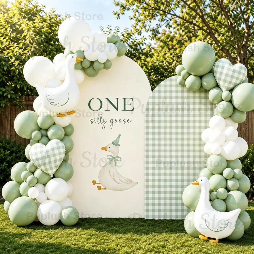 122Pcs Sage Pastel Green White Balloons Arch Macaron Retro Green Balloons Garland for Baby Shower Weddings Birthday Party Decor view 4