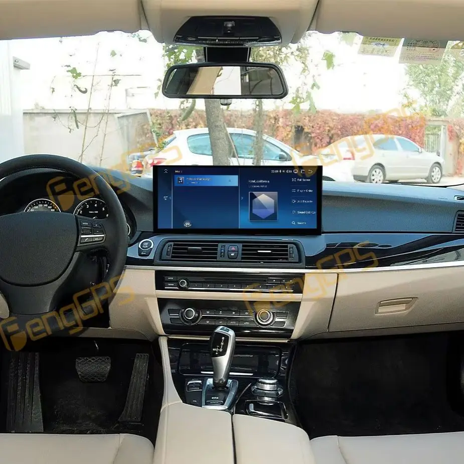 Android 13 15,8-дюймовый Carplay для BMW 5 серии F10 F11 F18 2011-2017 Автомобильный GPS-навигатор Радиолента Мультимедийный плеер Автомобильное радио