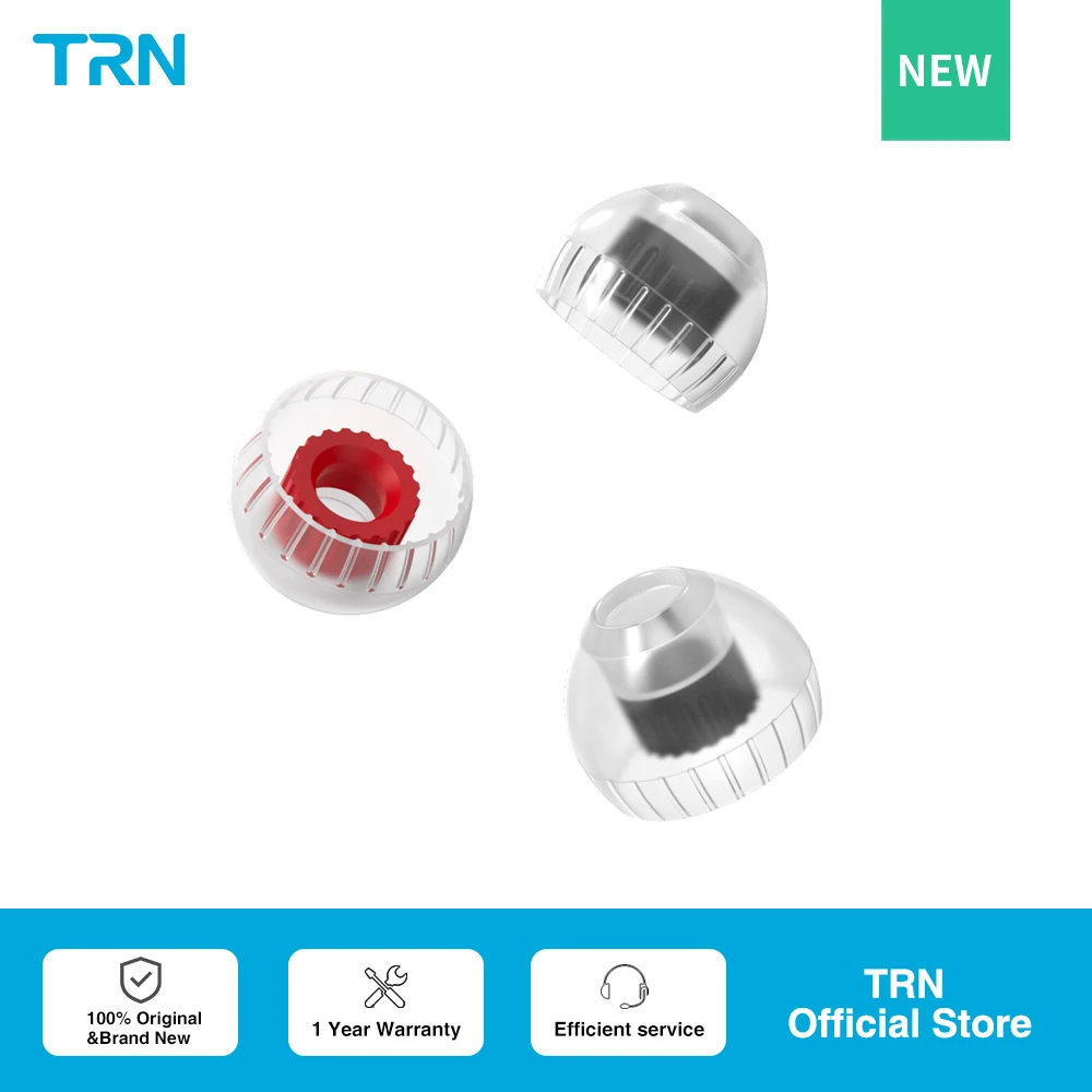 TRN T Ear-Tips  Silicone Eartips Double Support Structure Earphone 3 Pairs Headphone Headset Earbuds TRN MT3 Kirin BAX Xuanwu