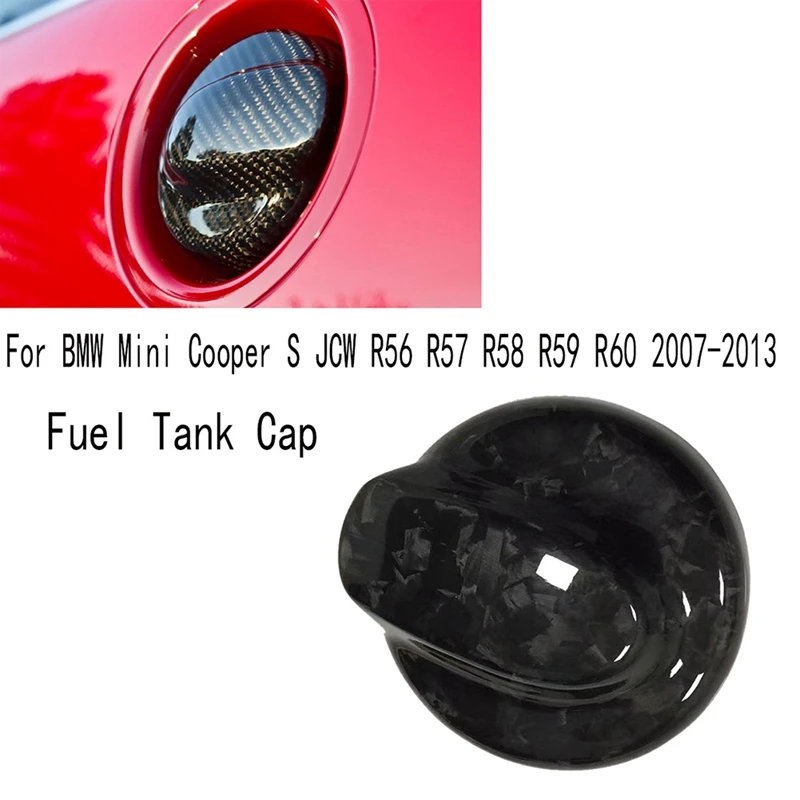 

1 Piece Gas Tank Cover Fuel Tank Cap Carbon Fiber Parts For BMW Mini Cooper S JCW R56 R57 R58 R59 R60 2007-2013