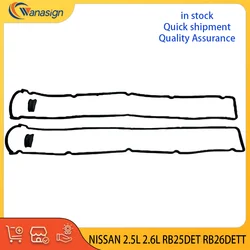 Auto parts Valve cover gasket Set For NISSAN SKYLINE STAGEA 2.5L 2.6L V6 24V RB25DET RB26DETT 2.5 2.6 L  1994-2002