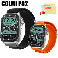 3in1 Band For COLMI P82 Smart Watch Strap Nylon Soft Bracelet Bands Belt Screen Protector film