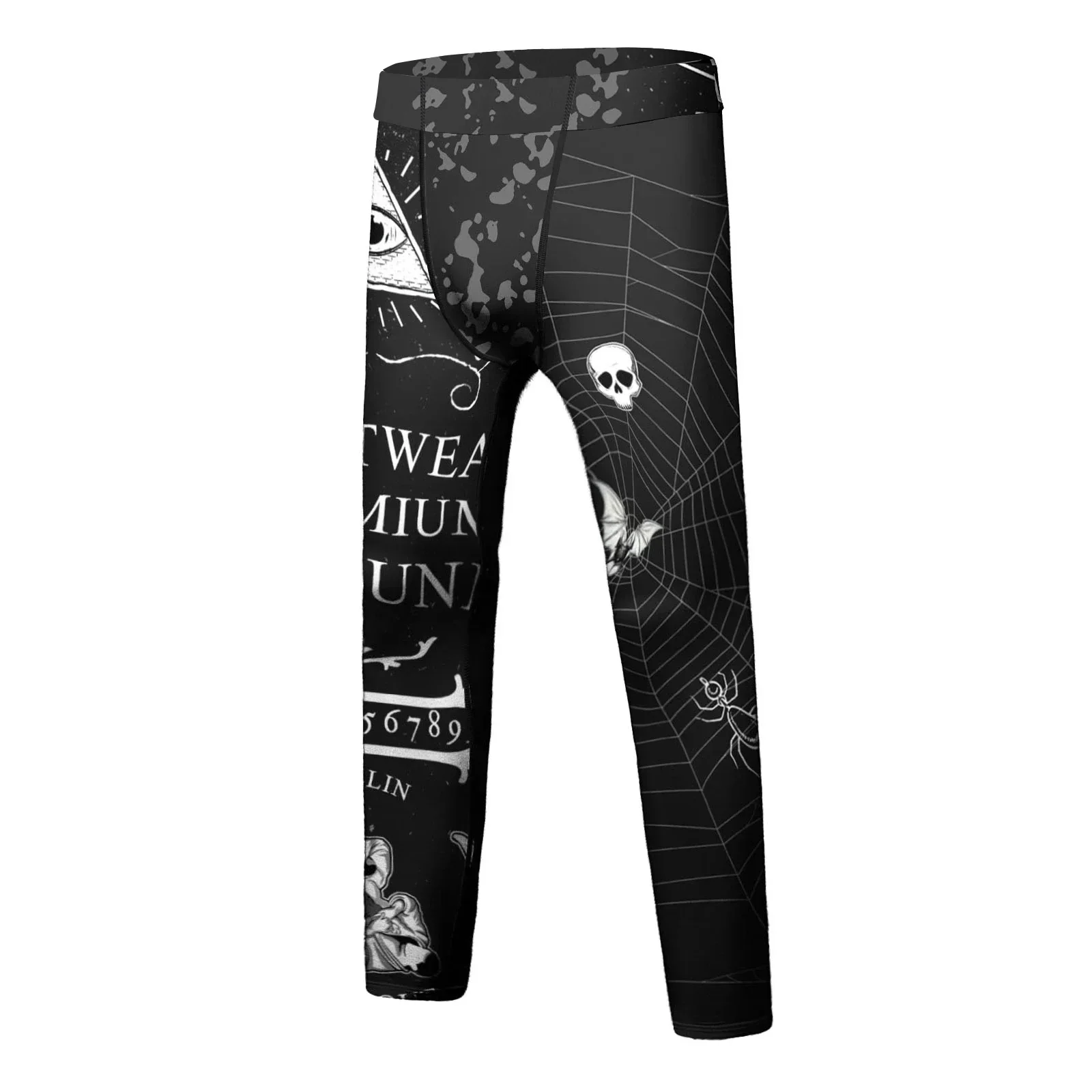 Kids Boxing Pants Children Jiu Jitsu Muay Thai MMA BJJ Trousers Boys Exercise Training Sport Tights Running Compression Leggings