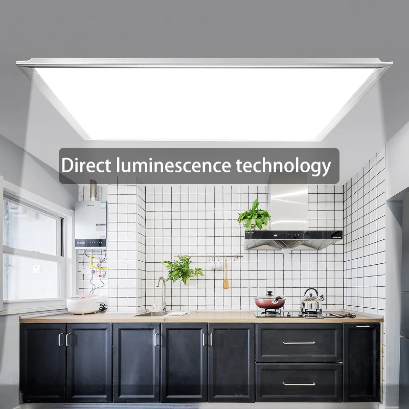 مصباح سقف Led لوحة رفيعة للغاية Led مربع ضوء مصباح راحة للإضاءة الصناعية المكتبية إضاءة داخلية LED مصباح مسطح