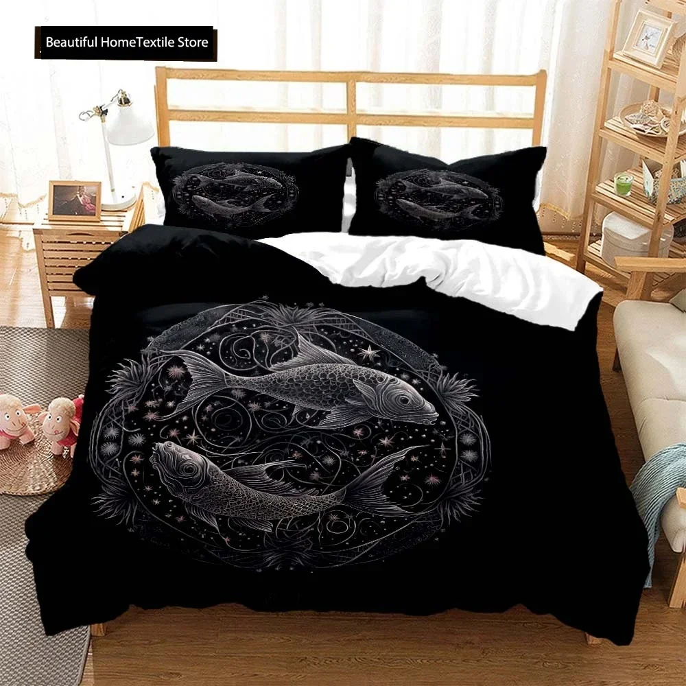Constellation Personalized 3D NEW Duvet Cover Pillowcase Bedding Set Adult Boy Girl Bedroom Decoration Single Double Large
