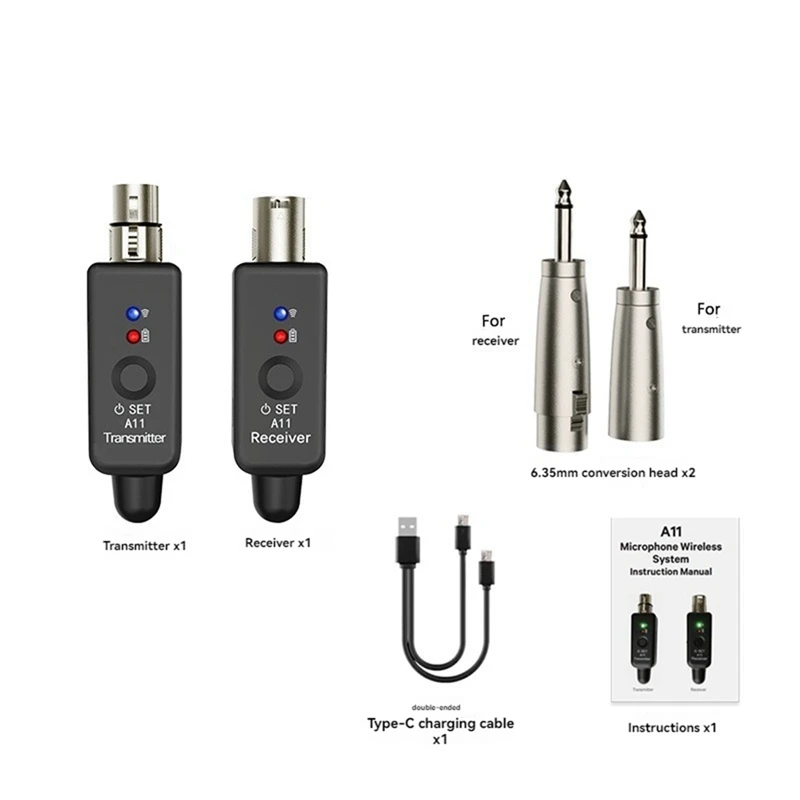 Hot Microphone Wireless System Micphone Wireless Transmitter UHF Transmitter & Receiver For Dynamic/Condenser Microphon