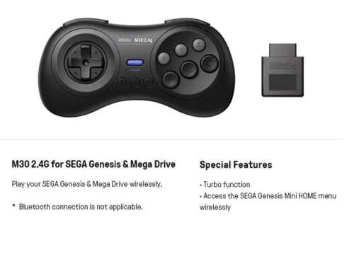 M30 2.4G wireless controller Sega Genesis&Mega Drive game