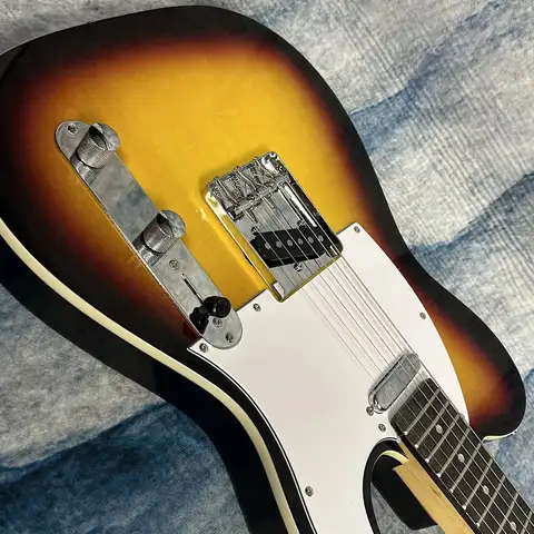 Vintage Sunburst Electric Guitars - Rosewood Fretboard - Single Binding