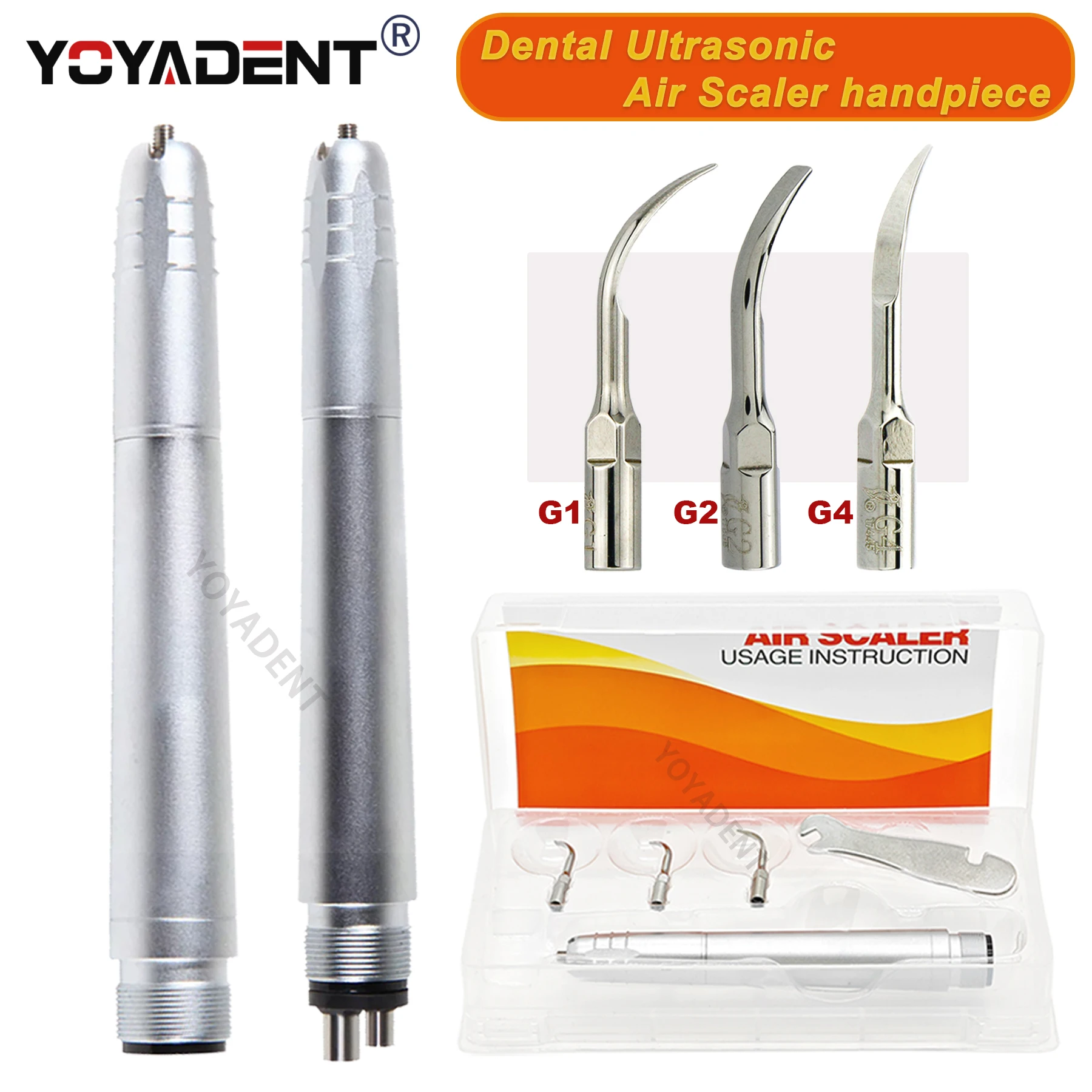 

Стоматологический ультразвуковой наконечник для воздушного скалера Sonic Perio с 3 насадками для удаления калькулятора, товары для стоматолога с 2/4 отверстиями