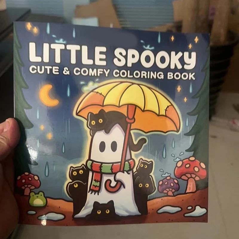 Spooky Cutie Coloring Book For Adults And Teens Featuring Adorable Creepy Creatures Cozy Hygges Moments For Relaxation