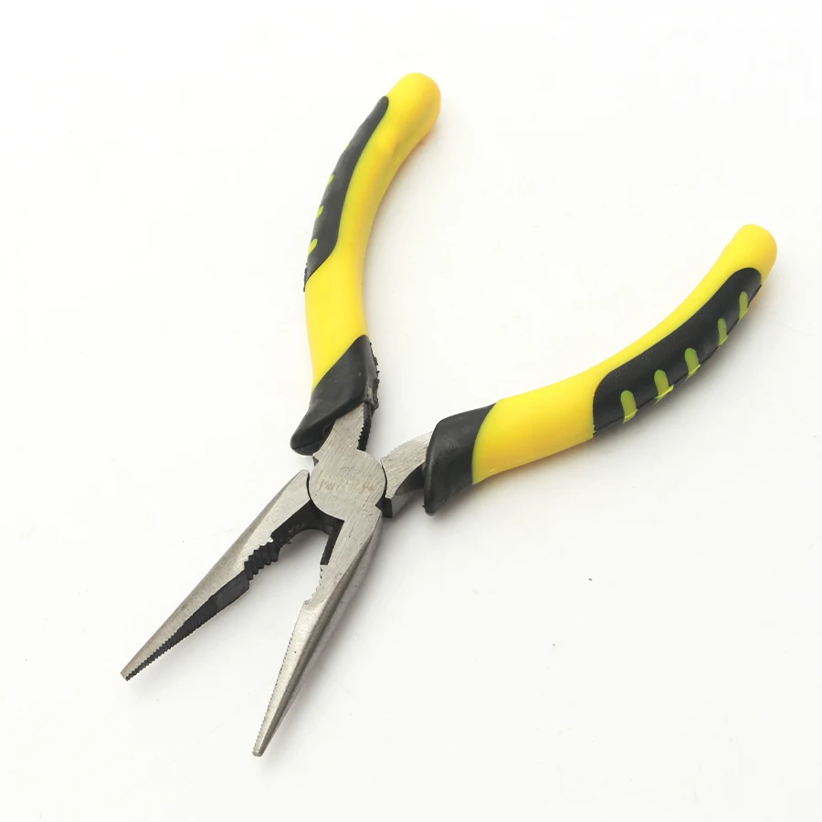 6-inch pointed nose pliers, high hardness industrial grade tools, manual industrial mini pliers, electrician specific pliers