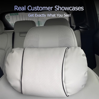 For Mercedes Benz C E Class W205 W206 W211 W212 W213 W214 Car Seat Headrest Neck Pillow Cushion  Breathable Protect Relieve Neck