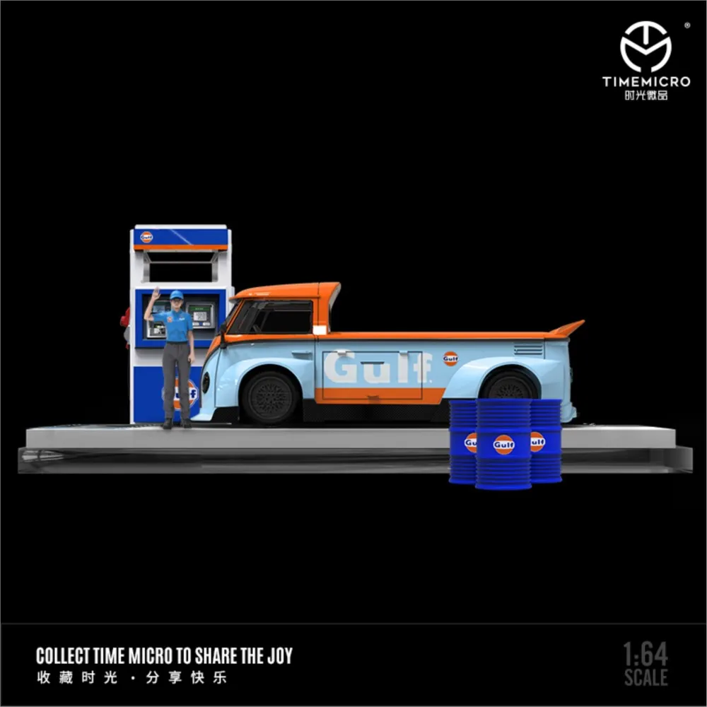 Time Micro TM 1:64 T1 성인 취미 밴 픽업 트럭 차량 다이캐스트 모델 자동차