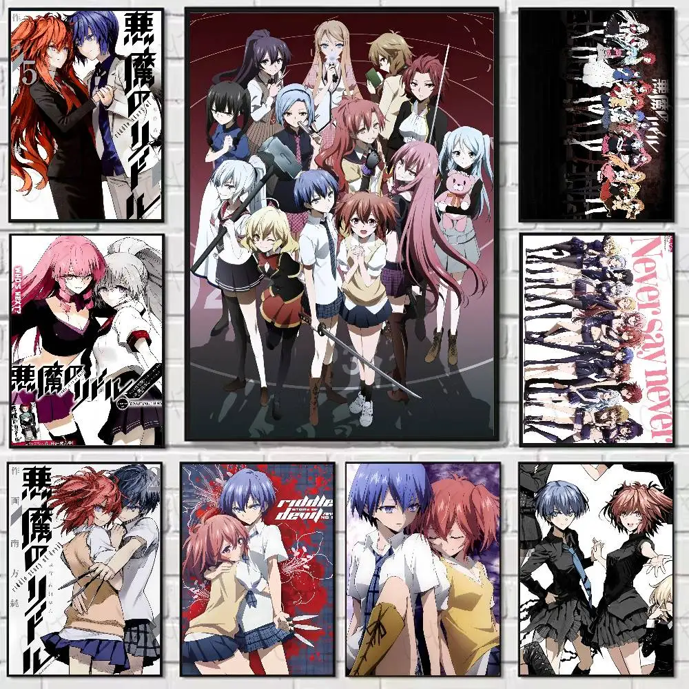 

Love Anime R-Riddle Story Of DevilS Poster Suitable For Living Room,bedroom,bar,Hallway Bar Wall Art Prints Decoration Gifts