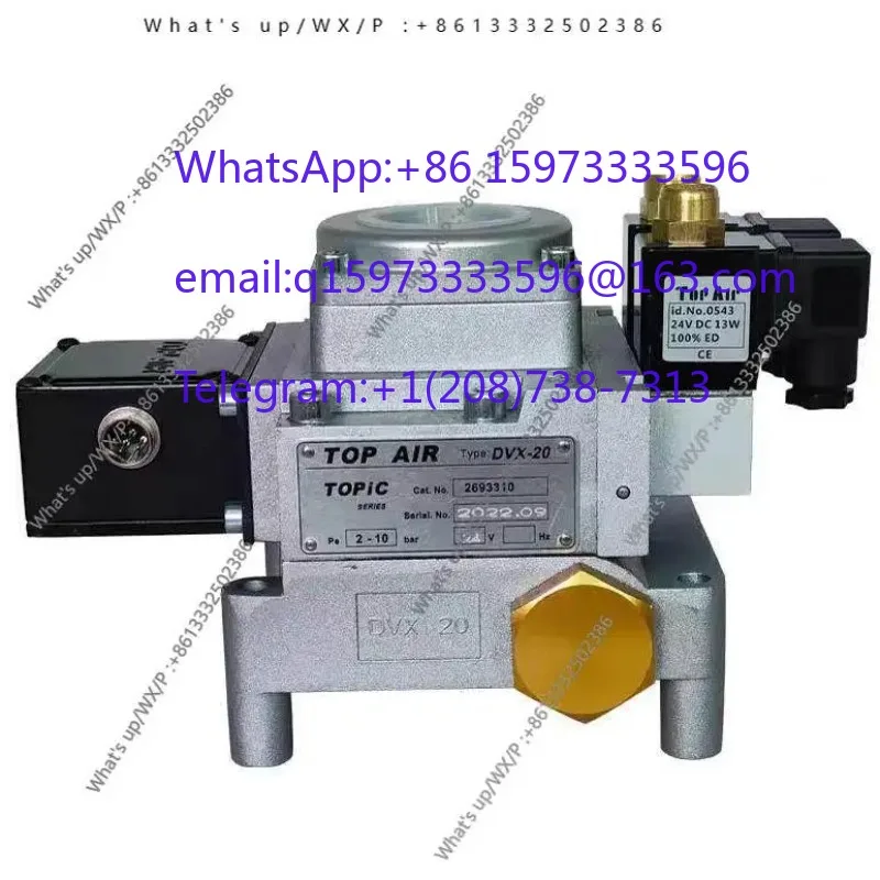 Duplex Valve DVX-20 Pneumatic Clutch Safety Solenoid Valve DVX-15 TOPAIR Dual Solenoid Valve for Punch Machine