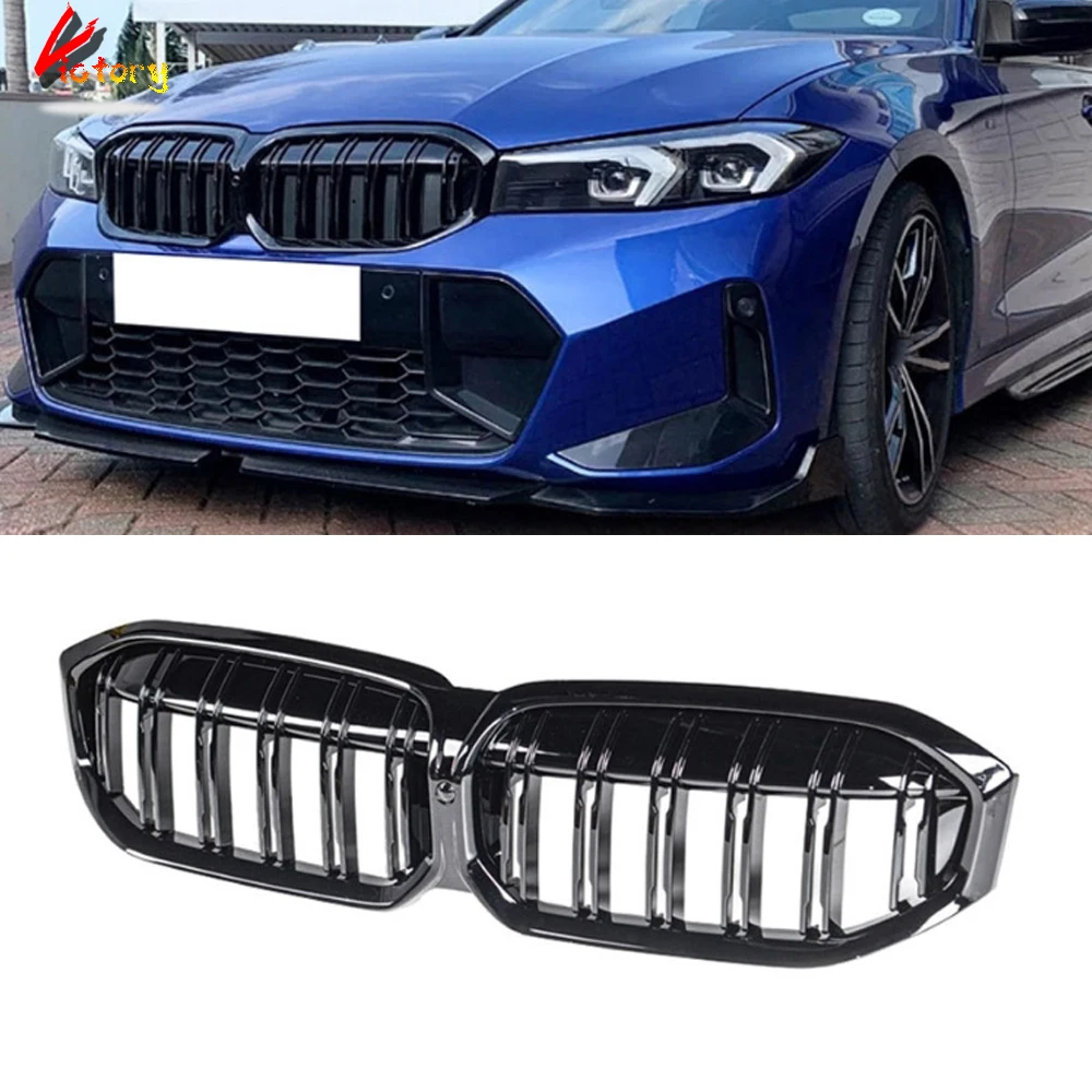 

Glossy Black Kidney Grille For BMW 3 Series G20 LCI 2022-IN ABS Front Bumper Grills Lip Car Decoration Part