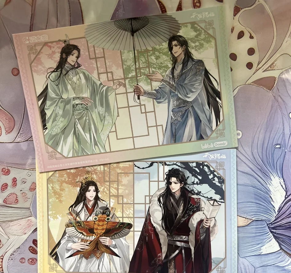 

TGCF Tian Guan Ci Fu Heaven официальное благословение Xie Lian Hua Cheng косплей аниме открытка аксессуары подарок на Хэллоуин