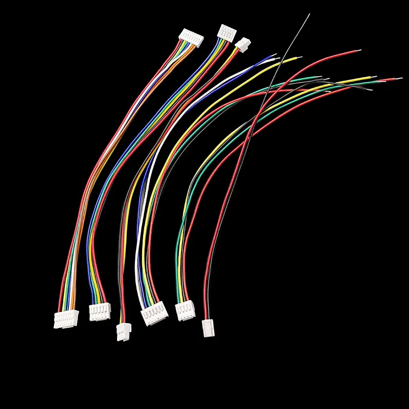 10 pz Micro JST GH 1.25mm passo 2/3/4/5/6/7/8/9/10 Pin connettore Single-end/doppia estremità con cavo 28AWG 15CM