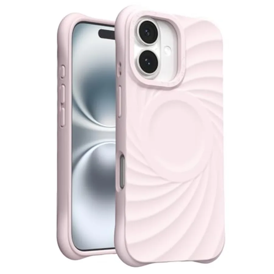 

Vortuxe for iPhone 16 Case 6.1" 2X MIL-STD Drop Protection Compatible with MagSafe Sleek Aesthetic Liquid Silicone Phone Cover