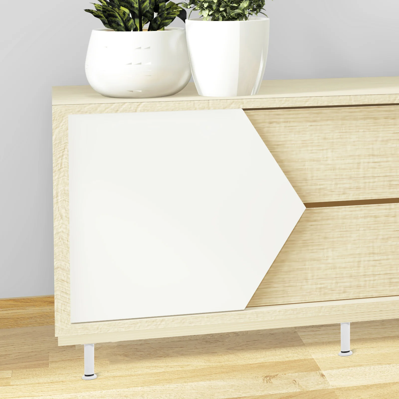 Patas de soporte para muebles, repuesto sólido de Metal blanco para sofá, gabinete, mesa, patas para muebles, 2 uds.