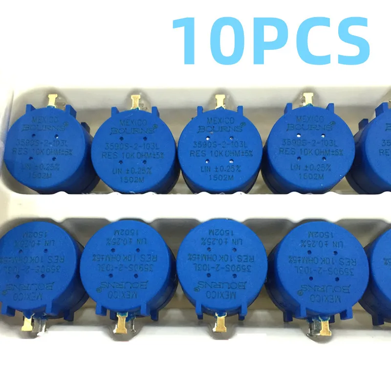 New 10PCS 3590S-2-103L 3590S-2-103 10K For MEXICO BOURNS Precision Multi Turn Potentiometer