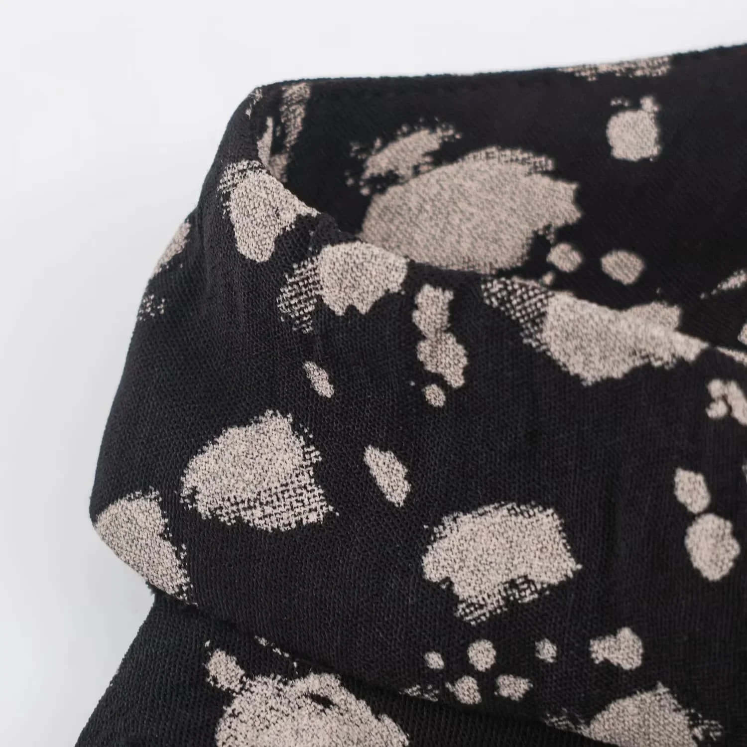 BSAY 2026 Neuer Boho-Urlaubsstil Damen Neckholder-Top mit Polka-Dots, gestuften Rüschen, ärmellos, fließend, locker, lässig, für Strandpartys – Detail 9