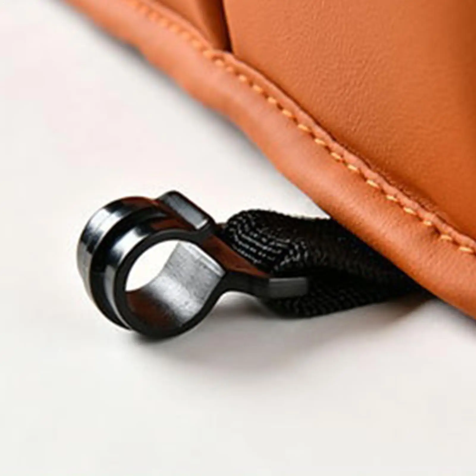 Car Back Seat Organizer PU Leather Multi Pocket Bag Back Seat Cup Holder For SUV Truck Travel Road Trip Cup Tissue Storage