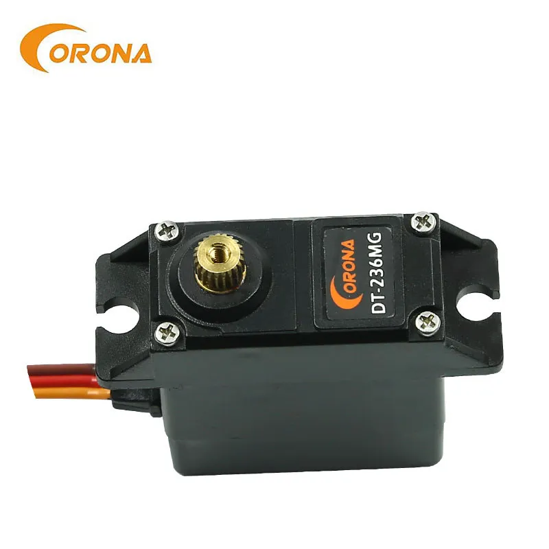 CORONA DT‑236MG Digital Metal Gear Servo 27g 5.5kg.cm MR106 Bearing 4.8‑6V 21T For RC Fixed‑wing Airplane Robot