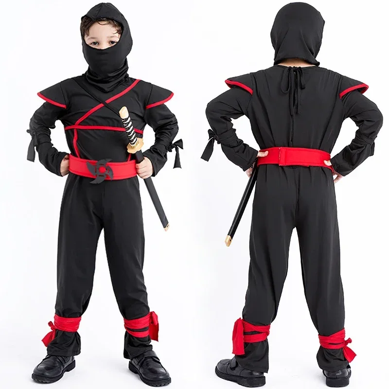 Halloween Child Warrior Costume Boys Assassin Cosplay Party Fantsia Outfit