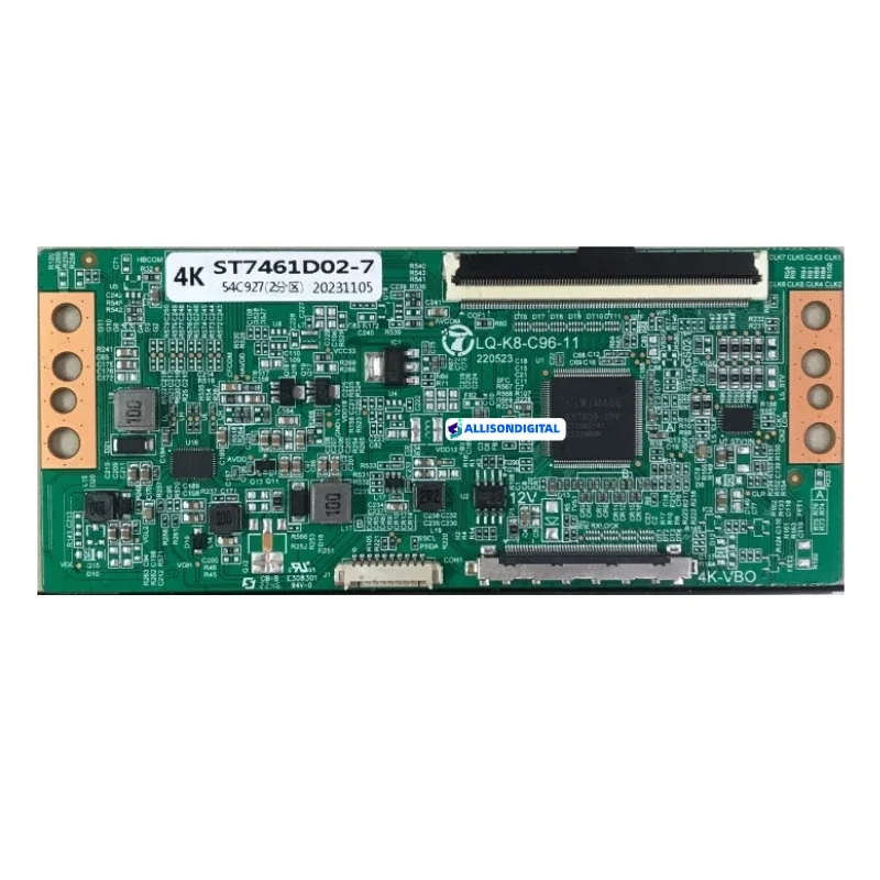 New Upgrade  ST7451D02-7 4K Logic Tcon TV Board
