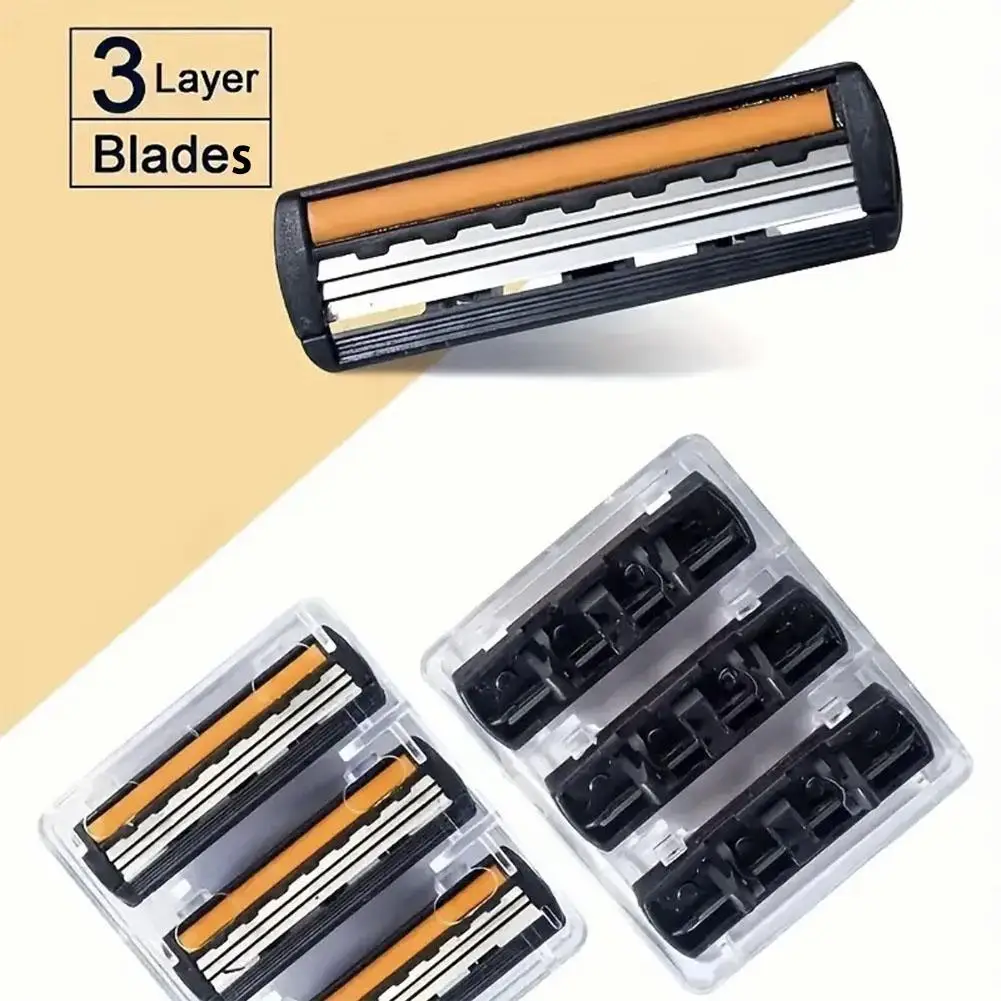 Shaver Brand New Design Men Razor Shaving Three Layer Shaver for Mens Shaving & Womens Hair Removal Multi Tool Head Change