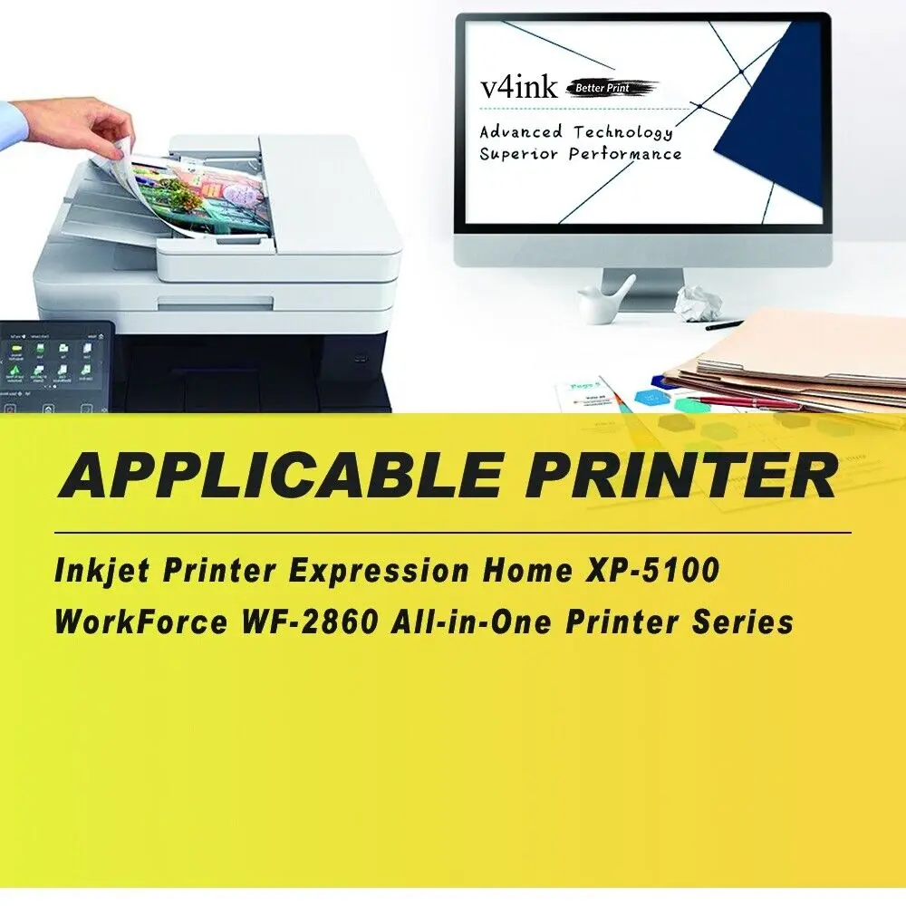 Epson Expression XP-5100 WorkForce 용 4pk T202XL 202 XL 잉크 카트리지 WF-2860