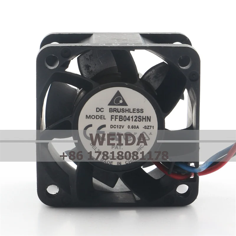 Delta FFB0412SHN-SZ71 4028 40X40X20mm DC12v Lead Wires Double Ball Bearing Inverter Axial Cooling Fan