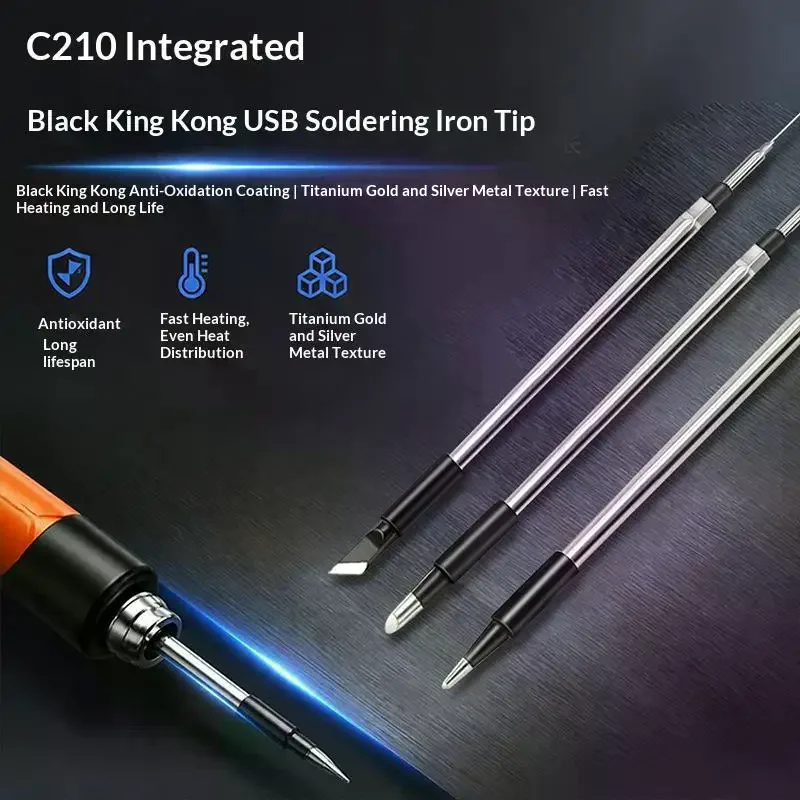 3Pcs USB Soldering Iron Tip 5V - Phone Accessories And Repairs recension och pris