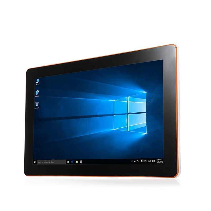 المبيعات 10.6 ''Windows 10 C24 الكمبيوتر اللوحي 2GRAM 32GROM Z3735F CPU 1366x768 IPS شاشة رباعية النواة WIFI USB 3.0 Micro USB 6600mAh