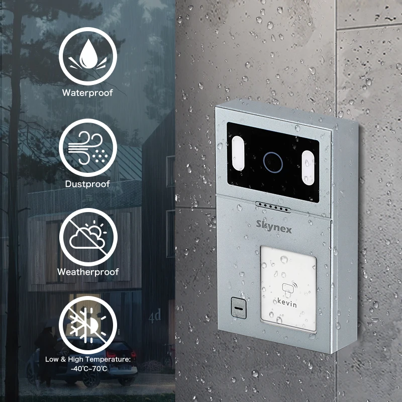 Multi-User Access System - Tuya WiFi Intercom With Connect Camera & Chime Tones