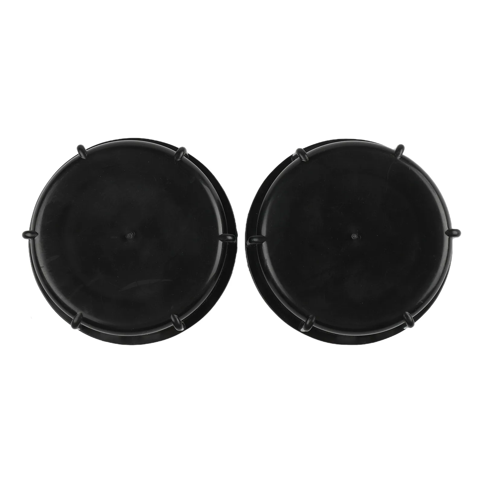 IBC Tote Valve Cover Cap Set 2pcs for DN80 S100x8 Groove Thread Output Port Compatible with Industrial Bulk Container
