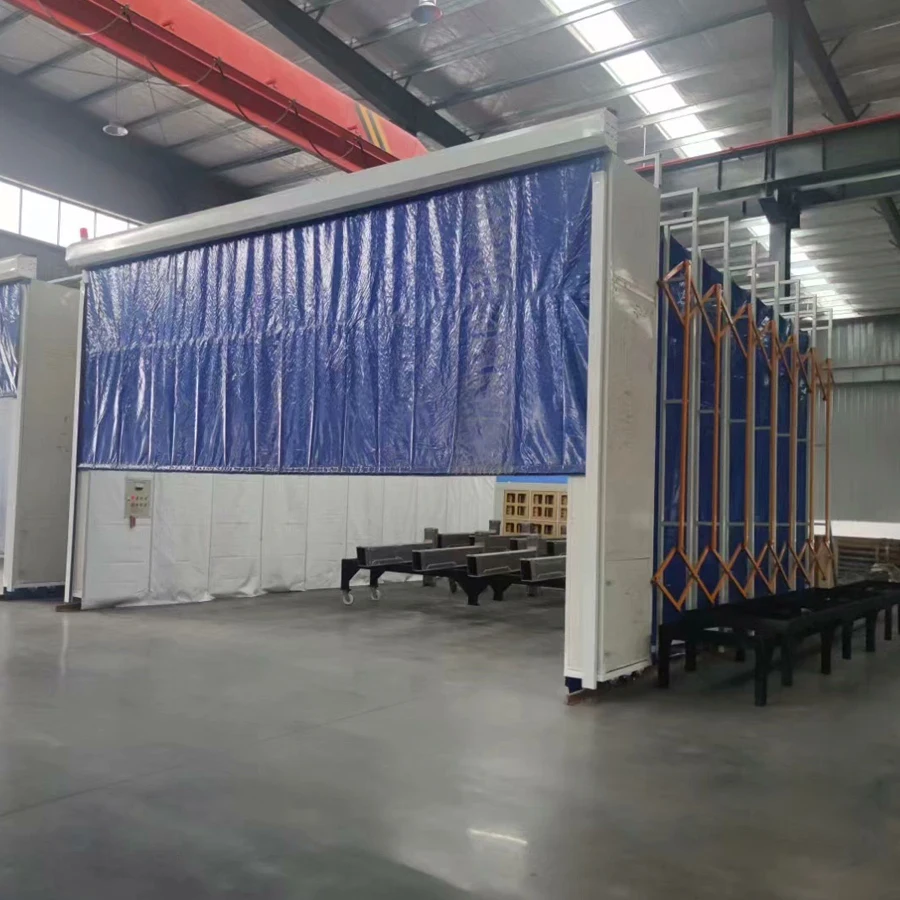 High Quality 15m Length Movable Spray Paint Booth for Large Parts Spray Painting Room Airplane Helicopter Scalable Sanding Booth