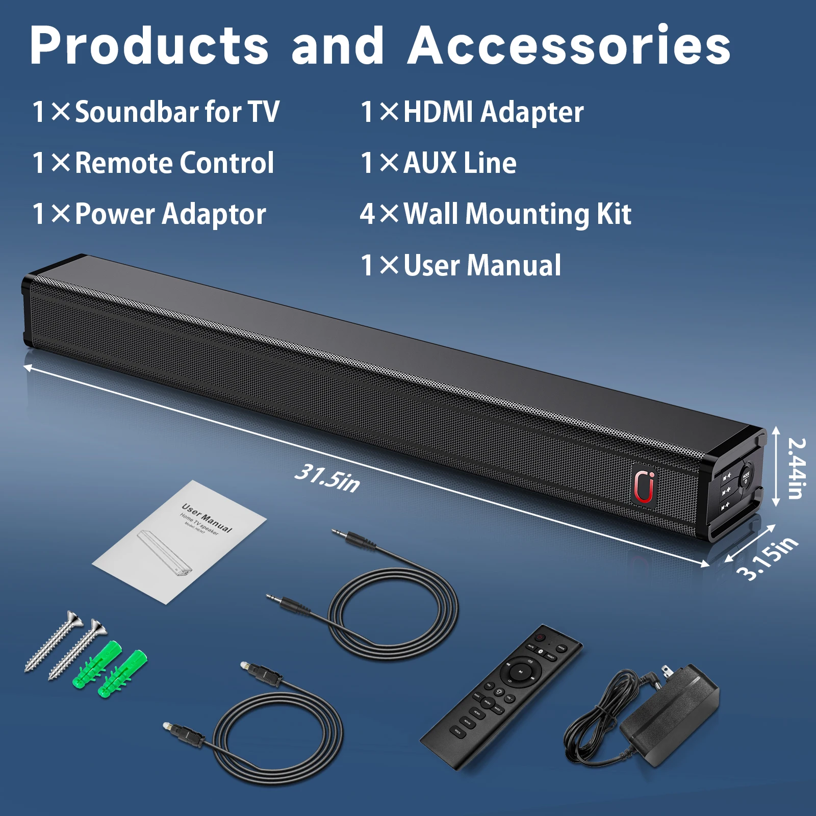 

H7 Stereo Soundbar USB Wired Stereo Soundbar Music Player Bass Surround Sound Box 3EQ Model,for PC Cellphones USB Wired Soundbar