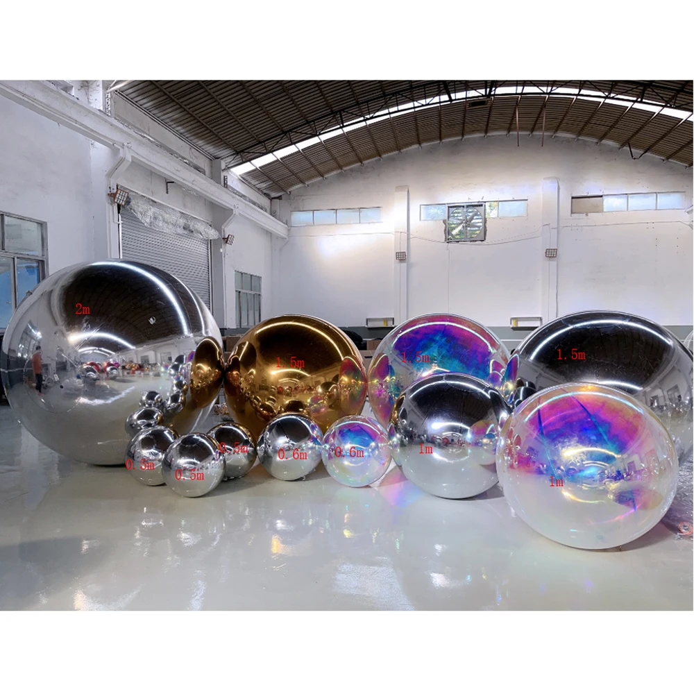 الأرجواني نفخ كرة مرآة العملاق مرآة بالون بولي كلوريد الفينيل ديسو المجال مختومة كرات لامعة لحفل الزفاف زينة للسقف